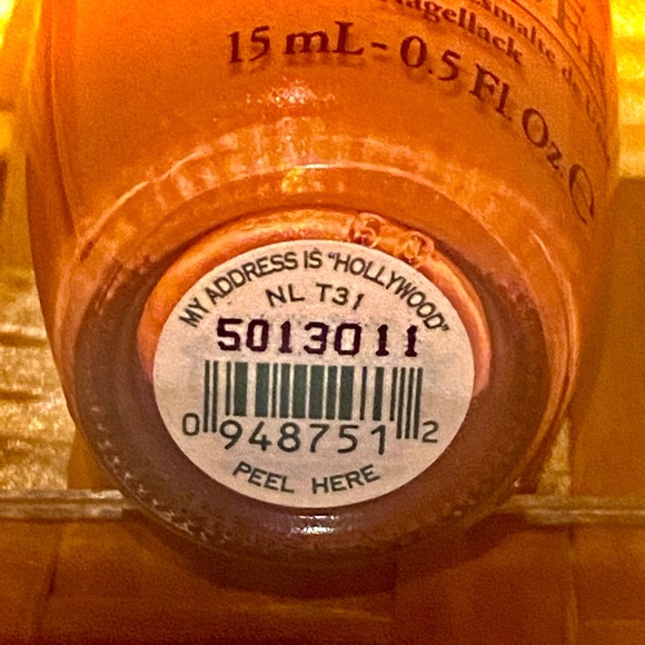 💅OPI💅 “MY ADDRESS IS HOLLYWOOD” NAIL LACQUER❣️ - Picture 5 of 5